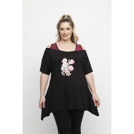 A24-3087 Μπλούζα με Στάμπα