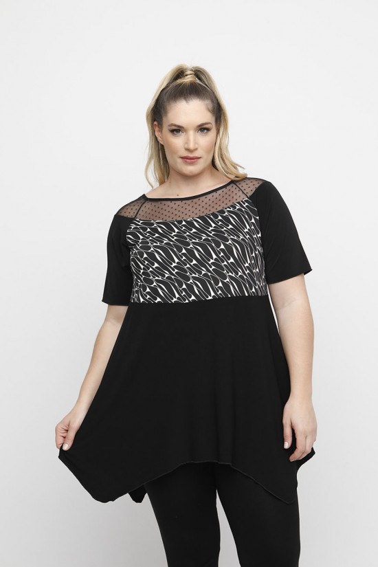 A24-4725 Μπλούζα Άλφα - Μαύρο