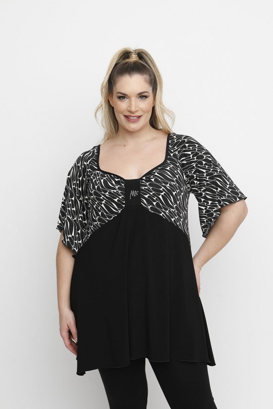 A24-4761 Μπλούζα Άλφα Εμπριμέ