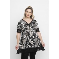 A24-5708LVD Μπλούζα με Δαντέλα