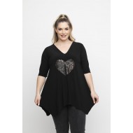 A24-828V Μπλούζα Άλφα - Μαύρο