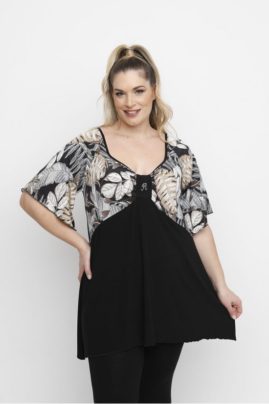 A24-9361 Μπλούζα Άλφα Εμπριμέ