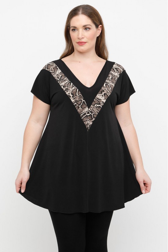 A25-1609V Μπλούζα Εβαζέ A25-1609V Μπλούζα Εβαζέ