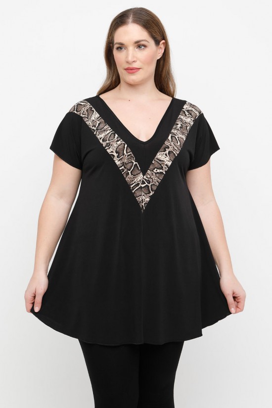 A25-1609V Μπλούζα Εβαζέ A25-1609V Μπλούζα Εβαζέ