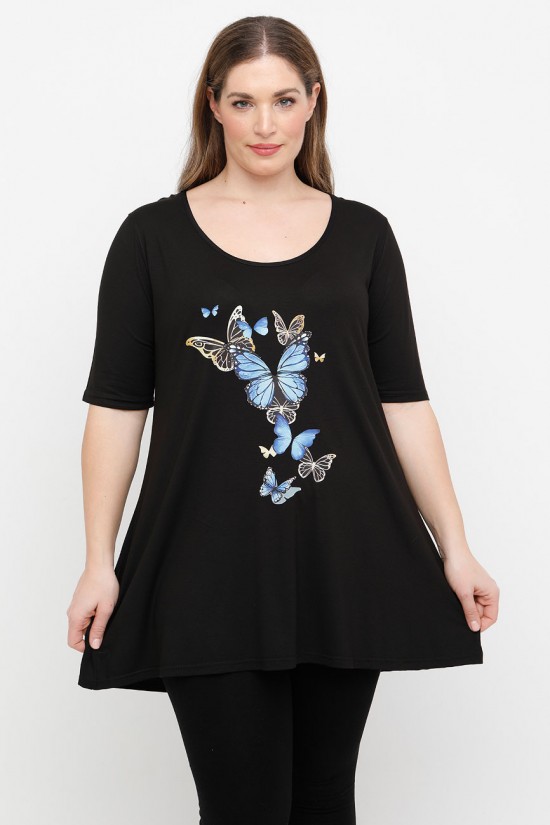 A25-208LMU-46 Μπλούζα με Στάμπα A25-208LMU-46 Μπλούζα με Στάμπα