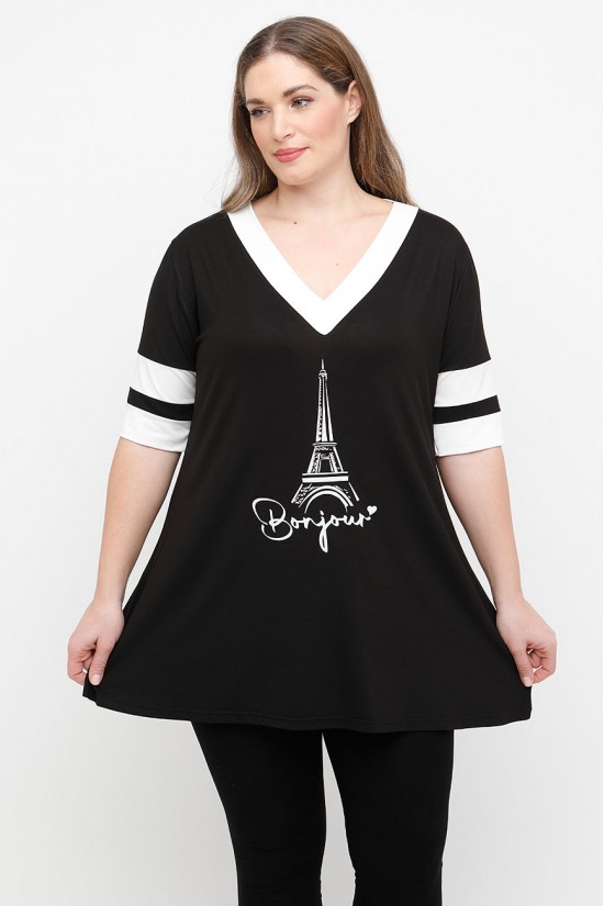 A25-208LN-42 Μπλούζα με Στάμπα