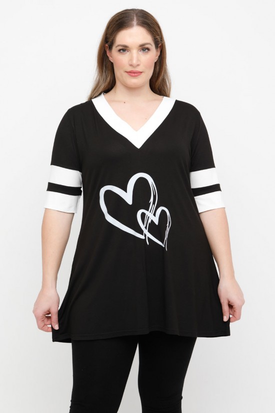 A25-208LN-43 Μπλούζα με Στάμπα A25-208LN-43 Μπλούζα με Στάμπα