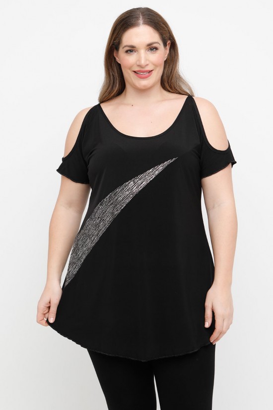 A25-2386 Εβαζέ Μπλούζα A25-2386 Εβαζέ Μπλούζα