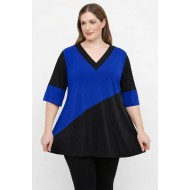 A26-1108LM Μπλούζα Εβαζέ - Μπλε Ρουά