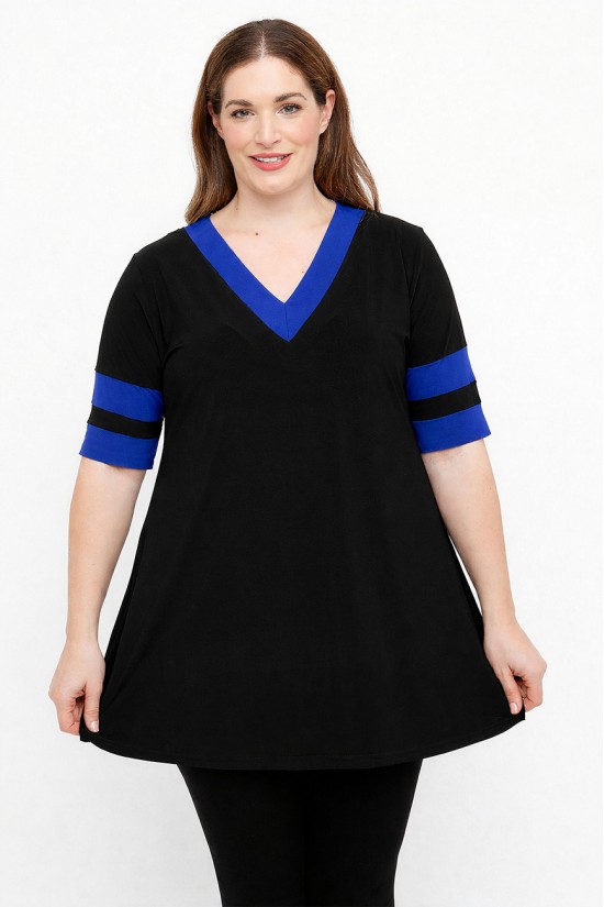 A26-108LN Μπλούζα Εβαζέ - Μπλε Ρουά