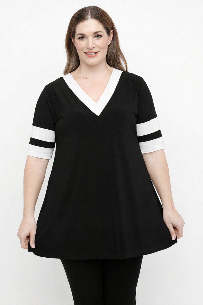 A26-108LN Μπλούζα Εβαζέ - Λευκό