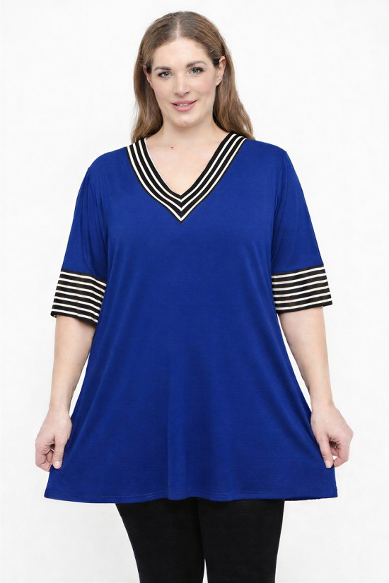 A26-108LR Μπλούζα Εβαζέ - Μπλε Ρουά