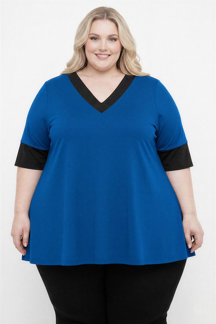 A26-108LV Μπλούζα Εβαζέ - Μπλε Ρουά