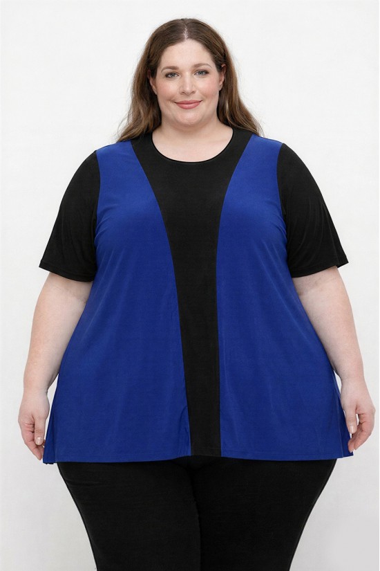 A26-116 Μπλούζα Εβαζέ - Μπλε Ρουά