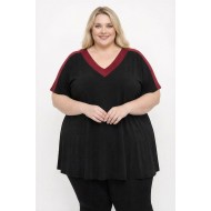 A26-149 Μπλούζα Εβαζέ - Μπορντώ