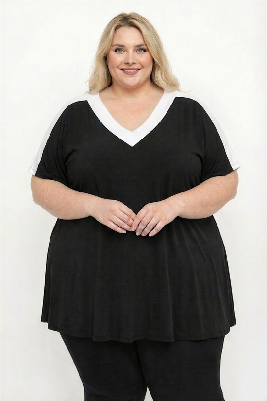 A26-149 Μπλούζα Εβαζέ - Λευκό