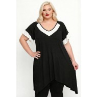 A26-182KN Μπλουζοφόρεμα - Λευκό