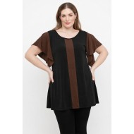 A26-184 Μπλούζα Εβαζέ - Καφέ