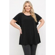 A26-184M Μπλούζα Εβαζέ - Μαύρο
