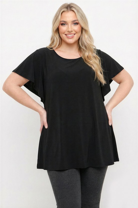 A26-184M Μπλούζα Εβαζέ - Μαύρο