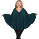 B20-112 Jersey Umbrella Blouse - Petrol B20-112 Jersey Umbrella Blouse - Petrol