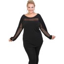 B20-125D Raglan Jersey Blouse with lace B20-125D Raglan Jersey Blouse with lace