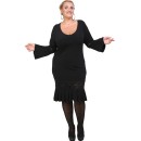 B20-125FD Jersey Dress with volan hem and lace B20-125FD Jersey Dress with volan hem and lace