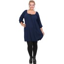 B20-245 Blousedress in blue-marin B20-245 Blousedress in blue-marin