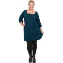 B20-245 Blousedress in petrol B20-245 Blousedress in petrol