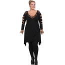 B20-282D Evaze Blousedress with laser sleeves B20-282D Evaze Blousedress with laser sleeves