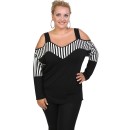 B20-548 Raglan Blouse with stripes B20-548 Raglan Blouse with stripes