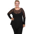 B20-5518 Evaze blouse with net B20-5518 Evaze blouse with net