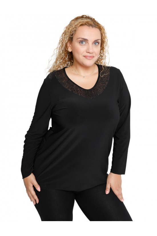 B19-2414 Μπλούζα ίσια