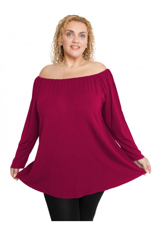 B19-245 Μπλούζα άλφα - Φούξια