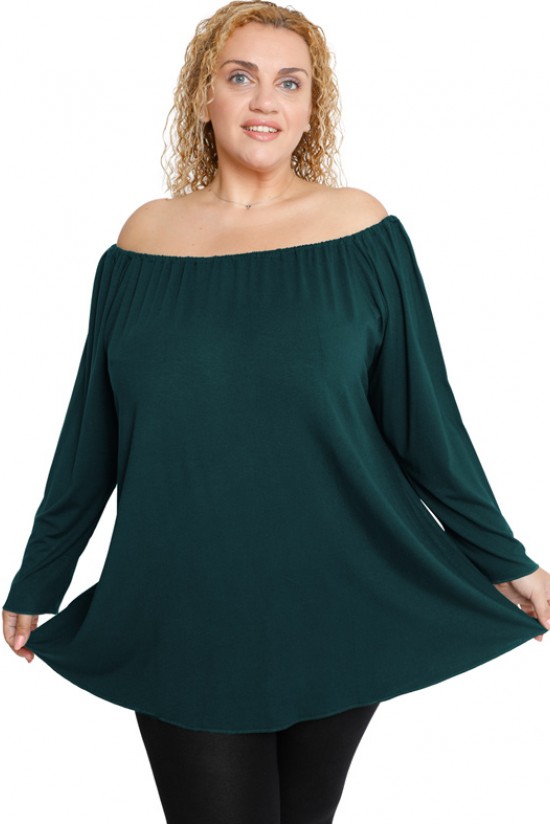 B19-245 Μπλούζα άλφα - Πετρόλ