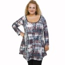 B21-1076 Blousedress with pattern B21-1076 Blousedress with pattern