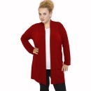 B21-142 Classic long cardigan - Bordeaux B21-142 Classic long cardigan - Bordeaux