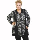 B21-4698 Long knitted jacket with zipper and collar B21-4698 Long knitted jacket with zipper and collar
