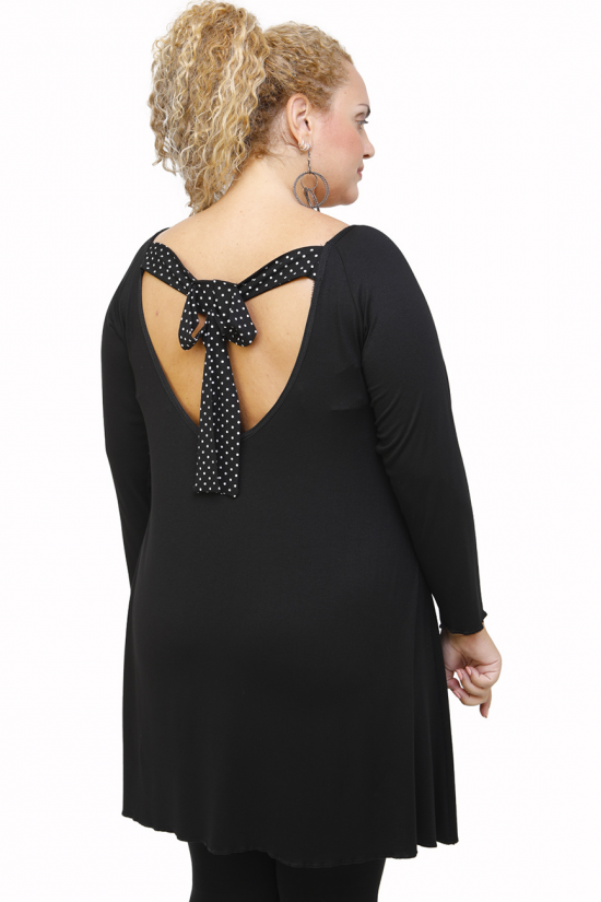 B21-495 Μπλούζα εβαζέ κομποζέ