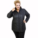 B21-6629 Jacket with zipper and hood - Black B21-6629 Jacket with zipper and hood - Black