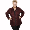 B21-6629G Jacket with zipper and collar - Bordeaux B21-6629G Jacket with zipper and collar - Bordeaux