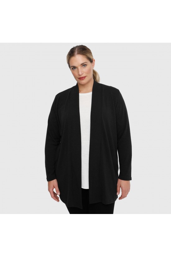 B22-340 Ζακέτα κλασική - Μαύρο