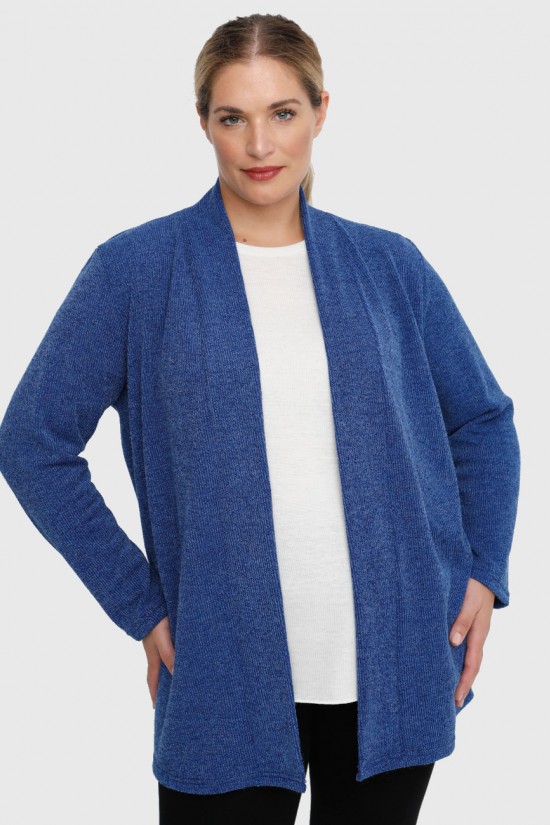 B22-340 Ζακέτα κλασική - Μπλε Ρουά B22-340 Ζακέτα κλασική - Μπλε Ρουά