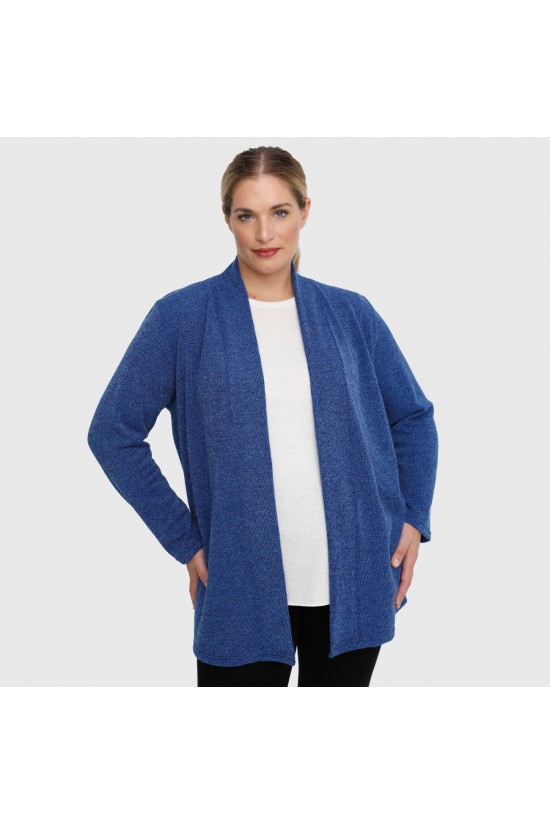 B22-340 Ζακέτα κλασική - Μπλε Ρουά