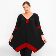 B23-155D Μπλούζα Άλφα - Μπορντώ