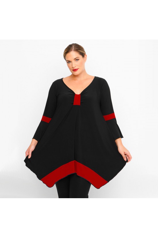 B23-155D Μπλούζα Άλφα - Μπορντώ