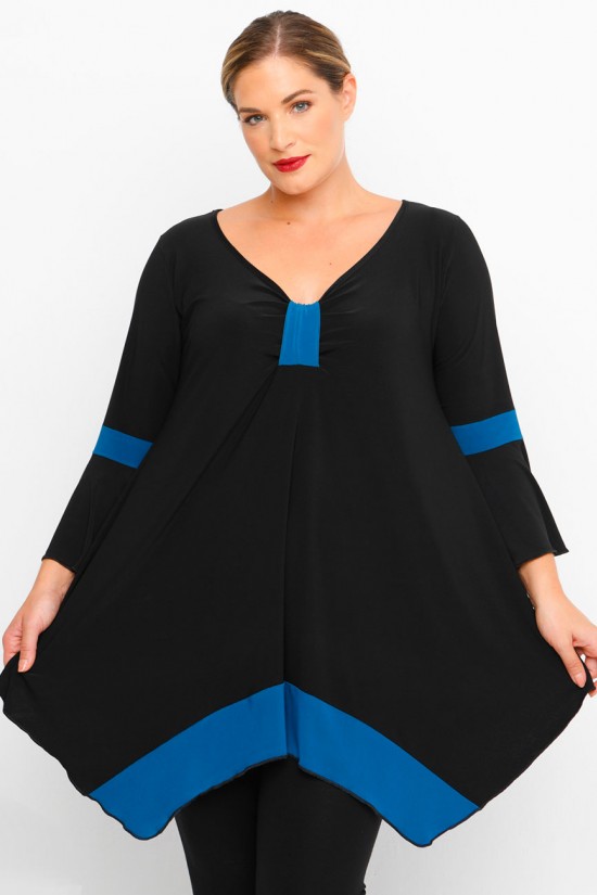 B23-155D Μπλούζα Άλφα - Πετρόλ