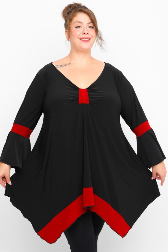 B23-155D Μπλούζα Άλφα - Μπορντώ