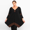 B23-155D Alpha Blouse - Brown