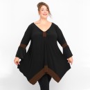 B23-155D Alpha Blouse - Brown